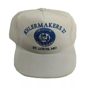 Boilermakers 27 ST. Louis MO Hat‎ Vintage Rare Collectable - White
